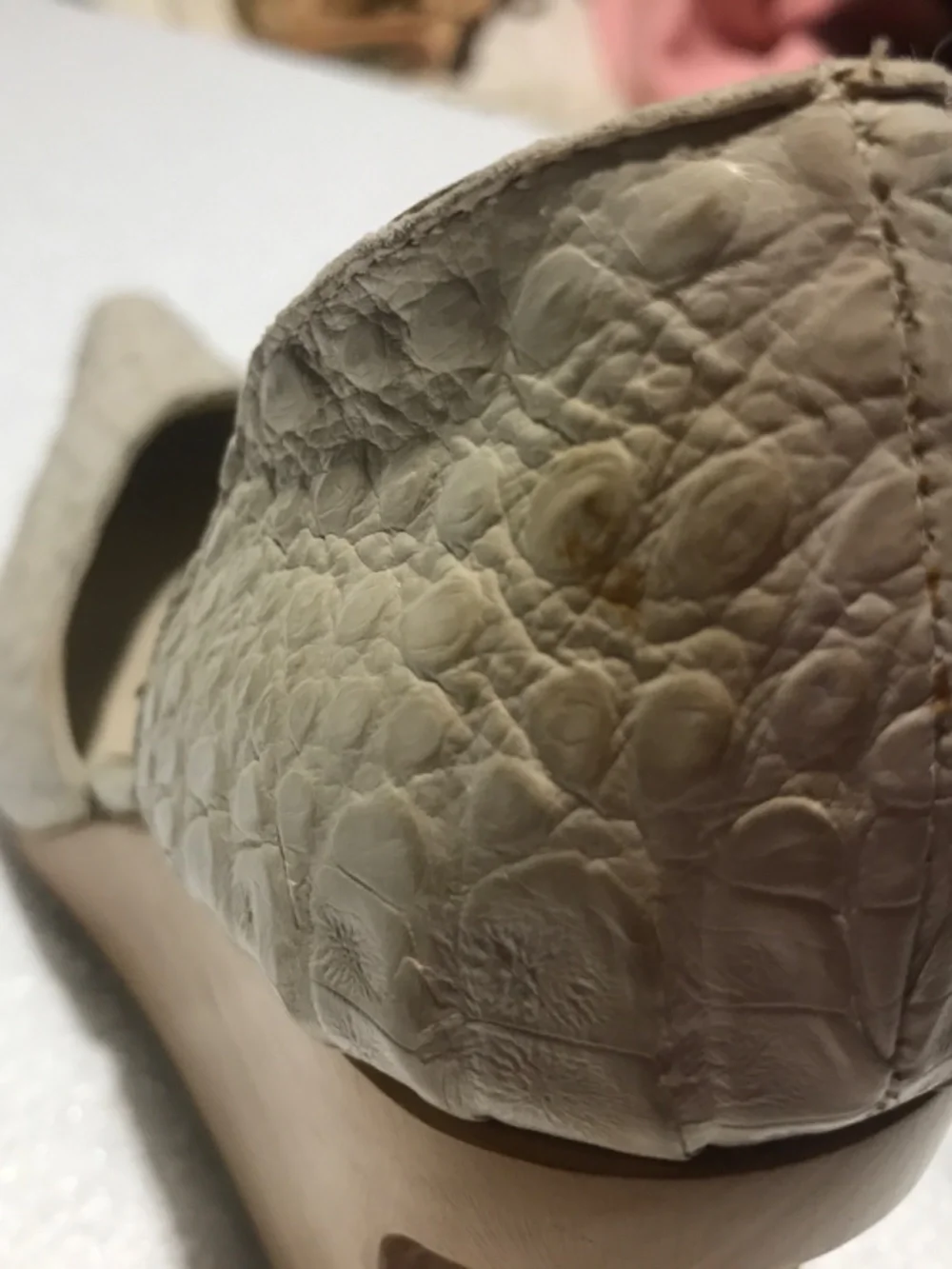 Michelle Mason ivory wedge